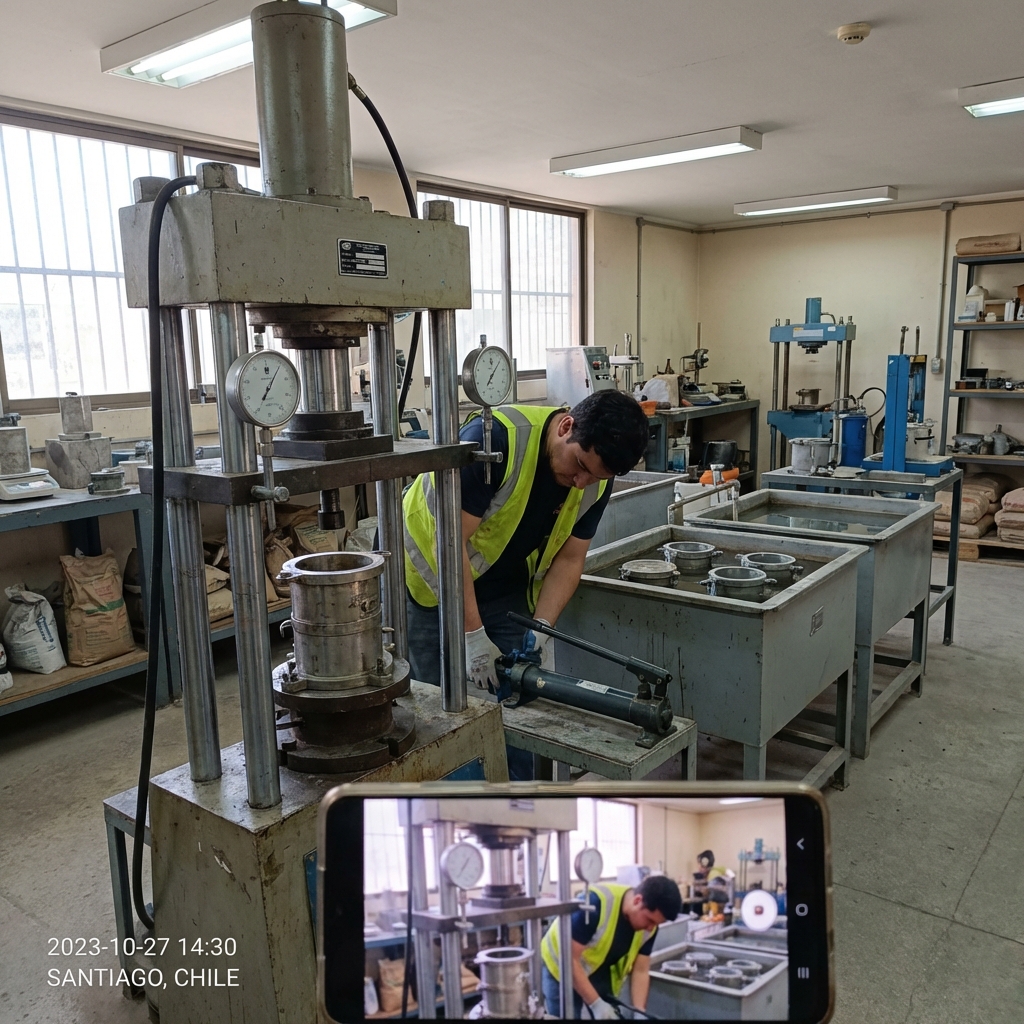 Ensayo CBR - Servicio de laboratorio ESUAMA Antofagasta